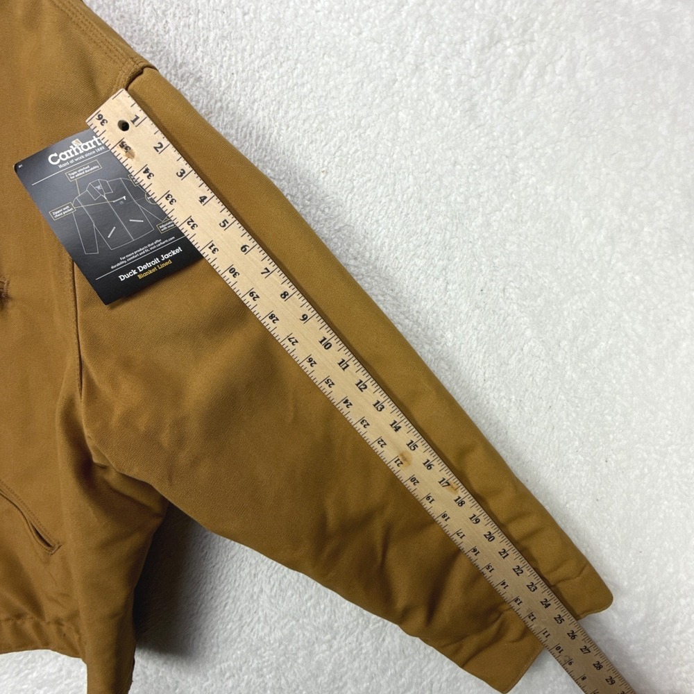 Carhartt‎ Detroit Jacket Blanket Lined Mens 3XL J001 BRN Brown NWT NOS - Picture 8 of 16